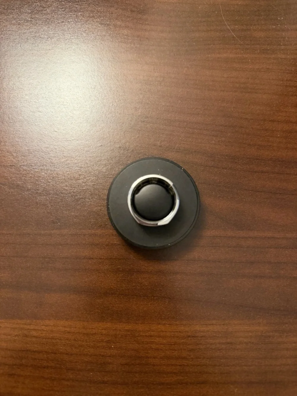 Oura Silver Metal Ring with Polished Finish